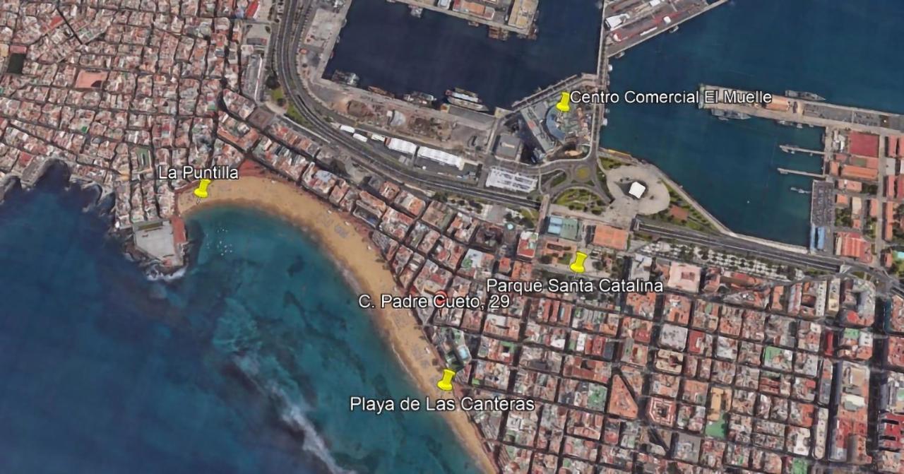 Flatguest Blue Sea - Canteras Beach - Balcony Las Palmas Buitenkant foto