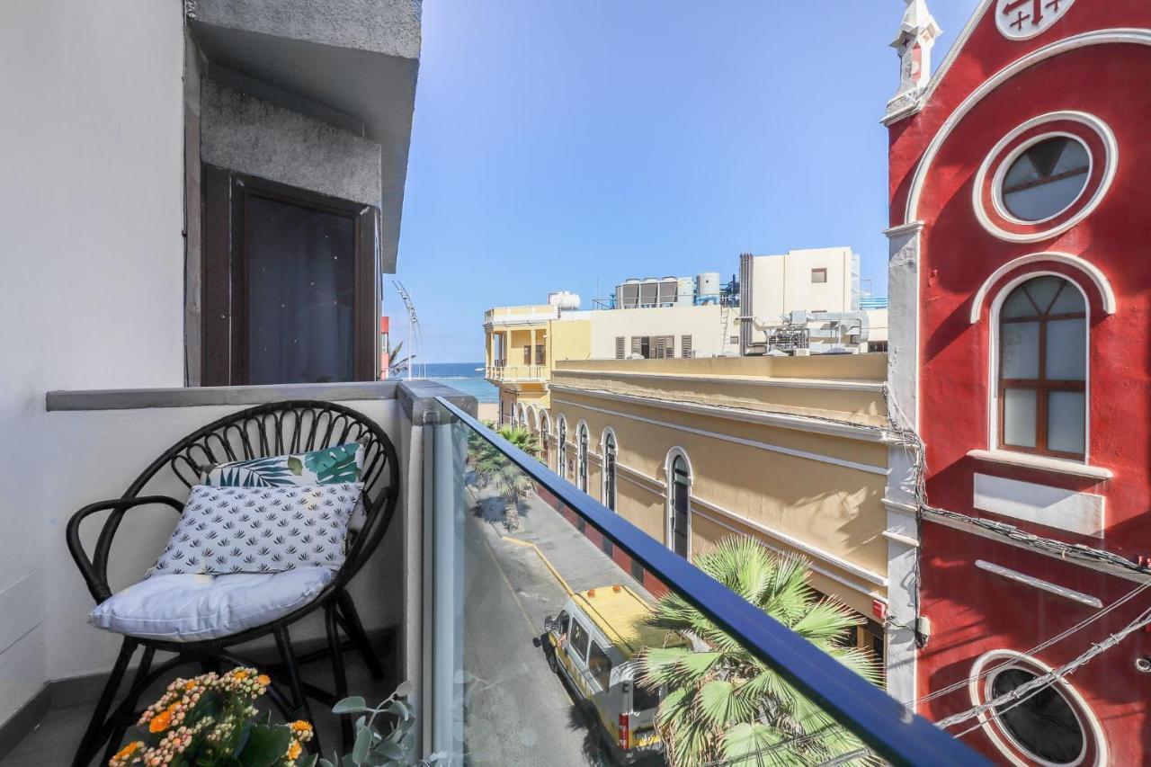 Flatguest Blue Sea - Canteras Beach - Balcony Las Palmas Buitenkant foto